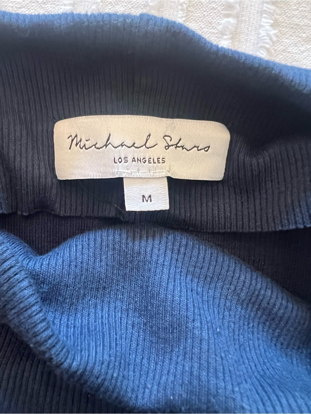 Michael Stars Mock Neck Ruched Top - Picture 2 of 6